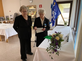 Annikki Heikkilä ja Leila Kyttä
Kuva: Riitta Heikkilä